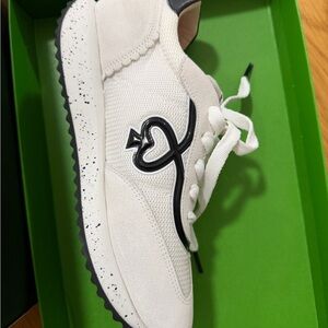 Kate Spade Brigitte Runner Black and White Sneakers - New in Box